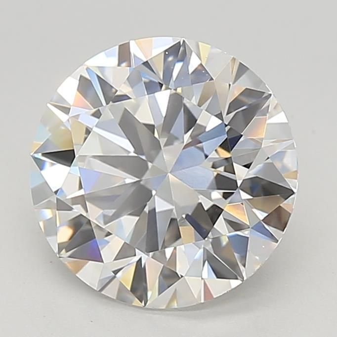 3.79ct E VVS2 Excellent Cut Round Lab Grown Diamond