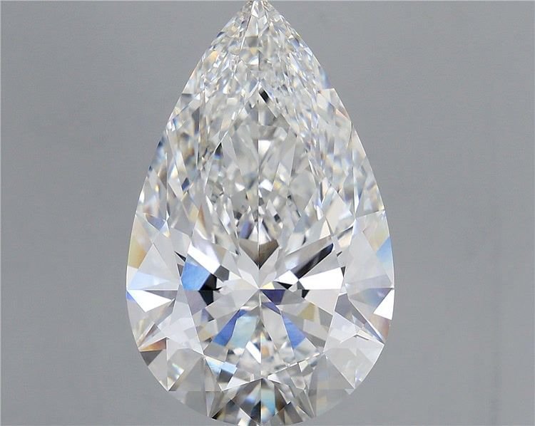 11.54ct E VVS2 Rare Carat Ideal Cut Pear Lab Grown Diamond