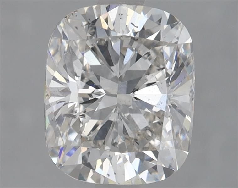 2.26ct H SI2 Rare Carat Ideal Cut Cushion Lab Grown Diamond