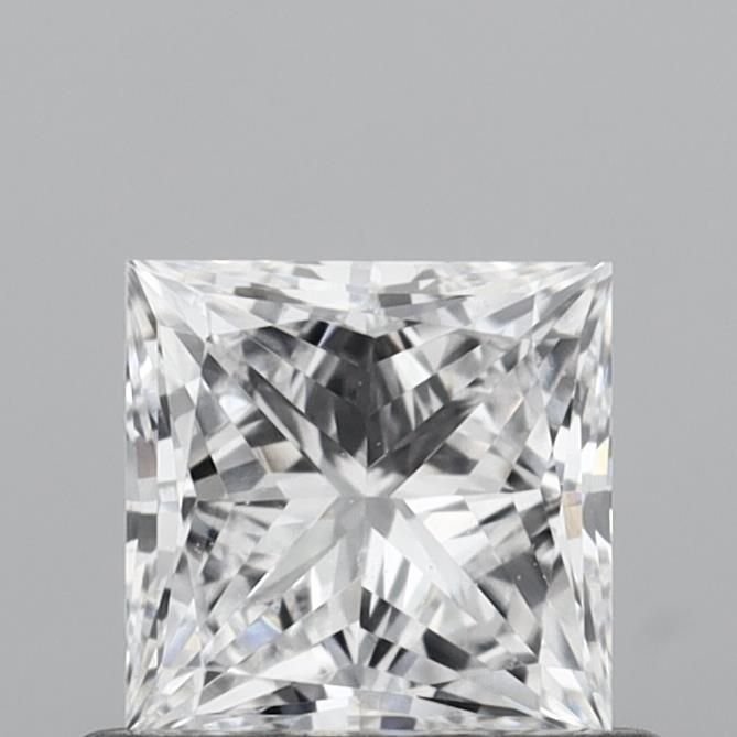 0.62ct D VVS2 Very Good Cut Princess Lab Grown Diamond