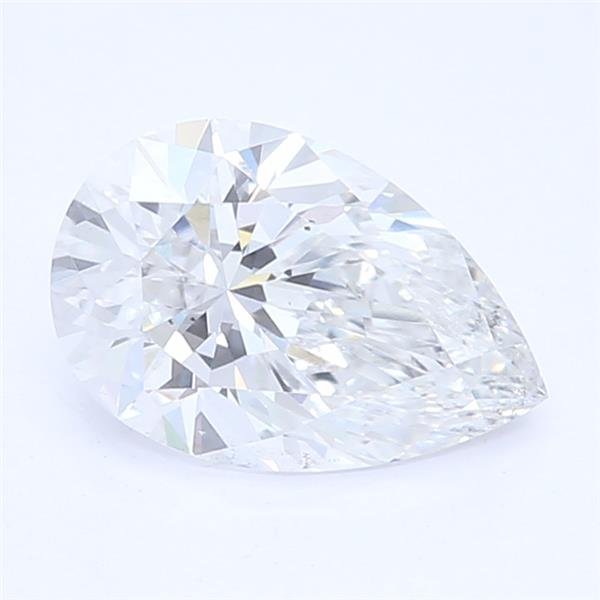 0.53ct E SI1 Rare Carat Ideal Cut Pear Lab Grown Diamond