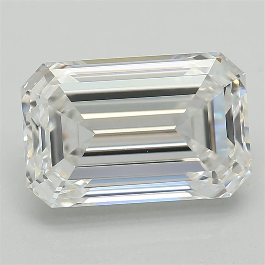 1.39ct E VVS2 Rare Carat Ideal Cut Emerald Lab Grown Diamond