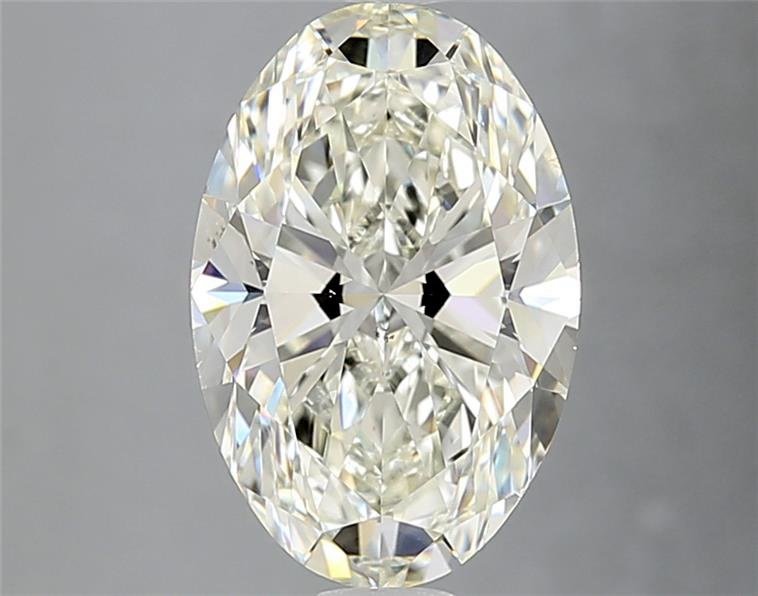 3.05ct K SI1 Rare Carat Ideal Cut Oval Diamond