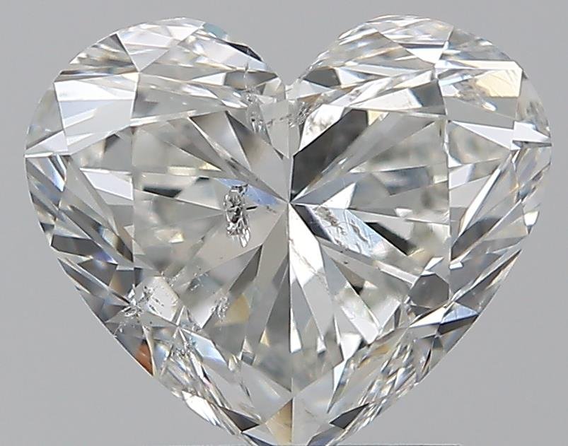 2.01ct G SI2 Rare Carat Ideal Cut Heart Diamond