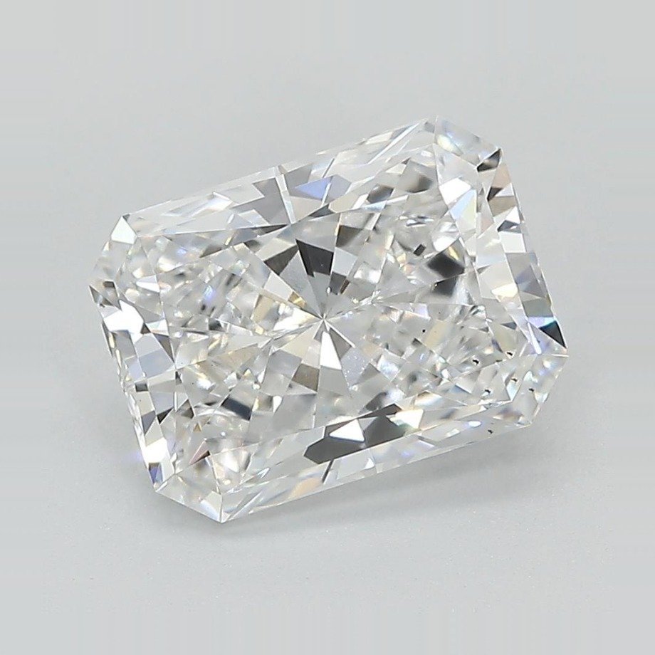 3.06ct E VS2 Rare Carat Ideal Cut Radiant Lab Grown Diamond