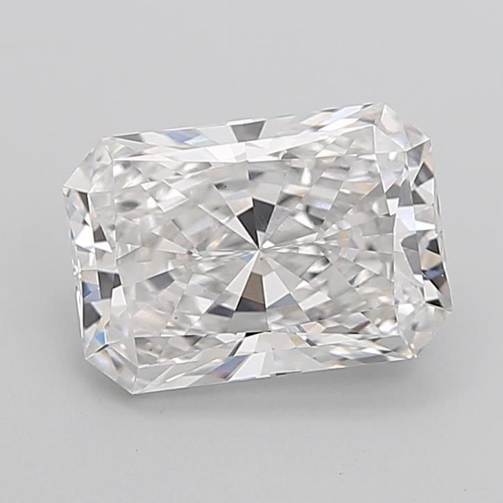 5.10ct F VS1 Rare Carat Ideal Cut Radiant Lab Grown Diamond