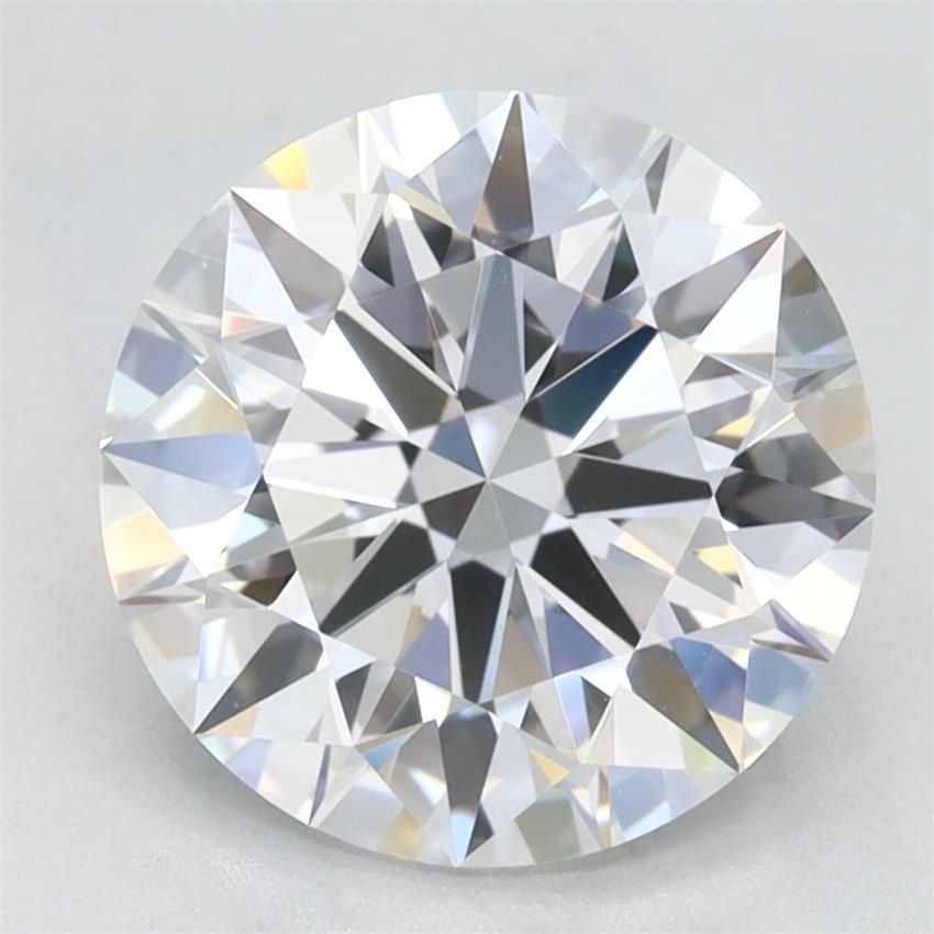2.49ct D VVS1 Rare Carat Ideal Cut Round Lab Grown Diamond