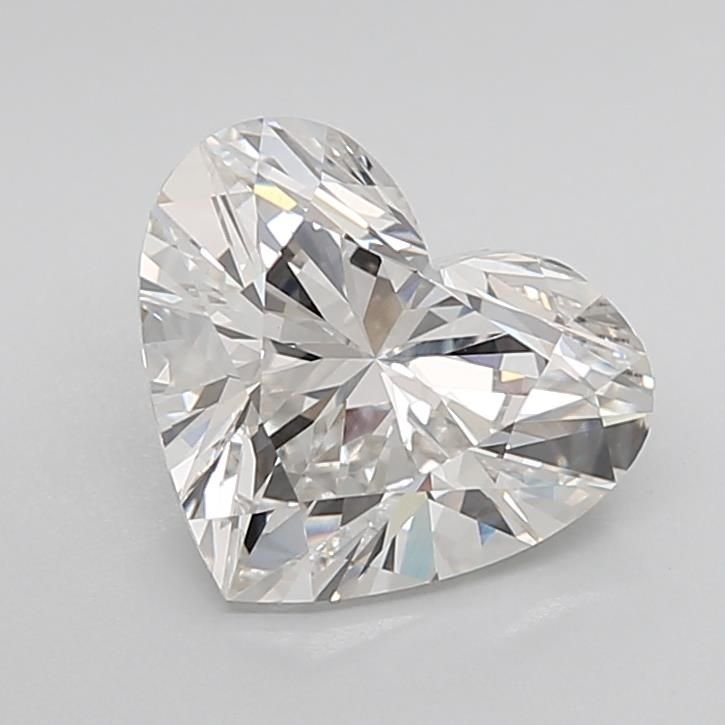 3.00ct F VVS2 Rare Carat Ideal Cut Heart Lab Grown Diamond