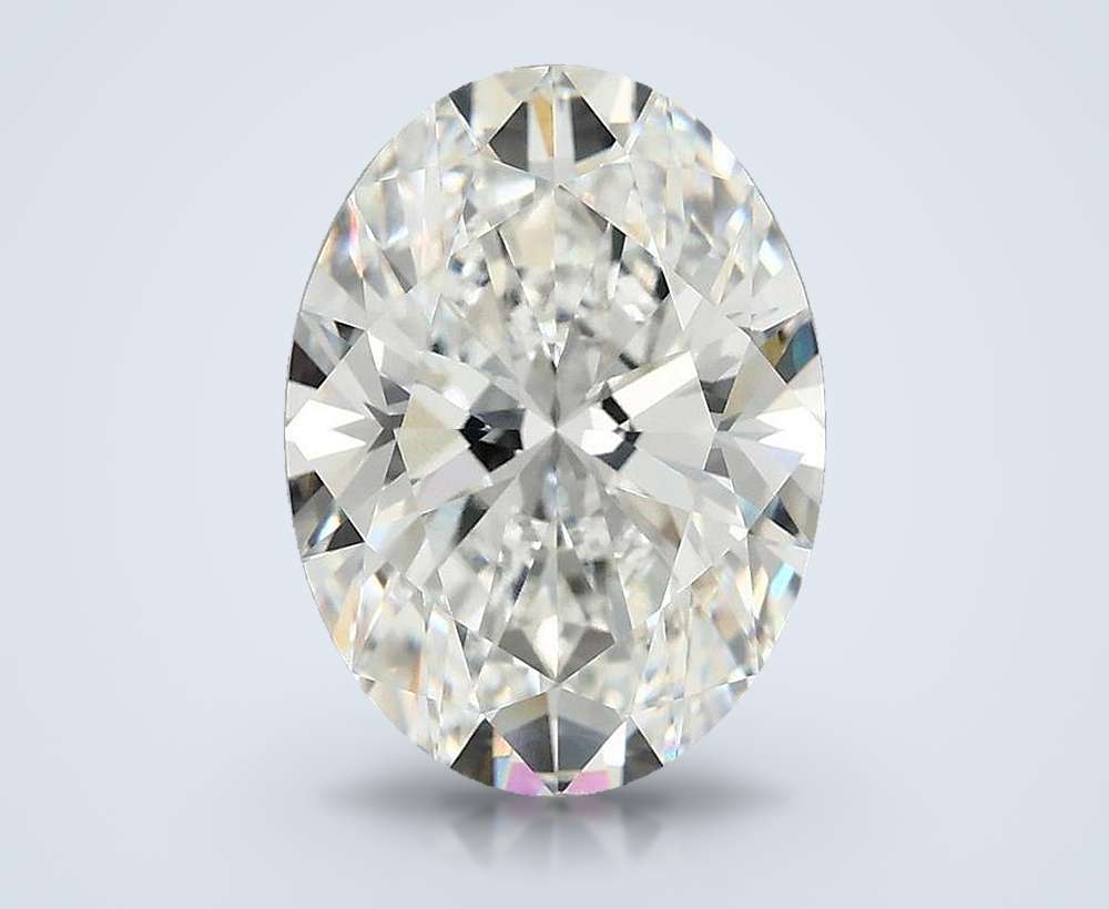 3.77 Carat Oval Lab Diamond