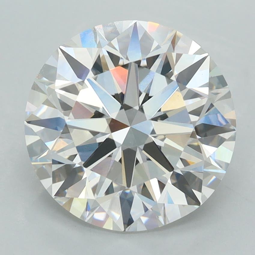 3.50ct F VS1 Excellent Cut Round Lab Grown Diamond