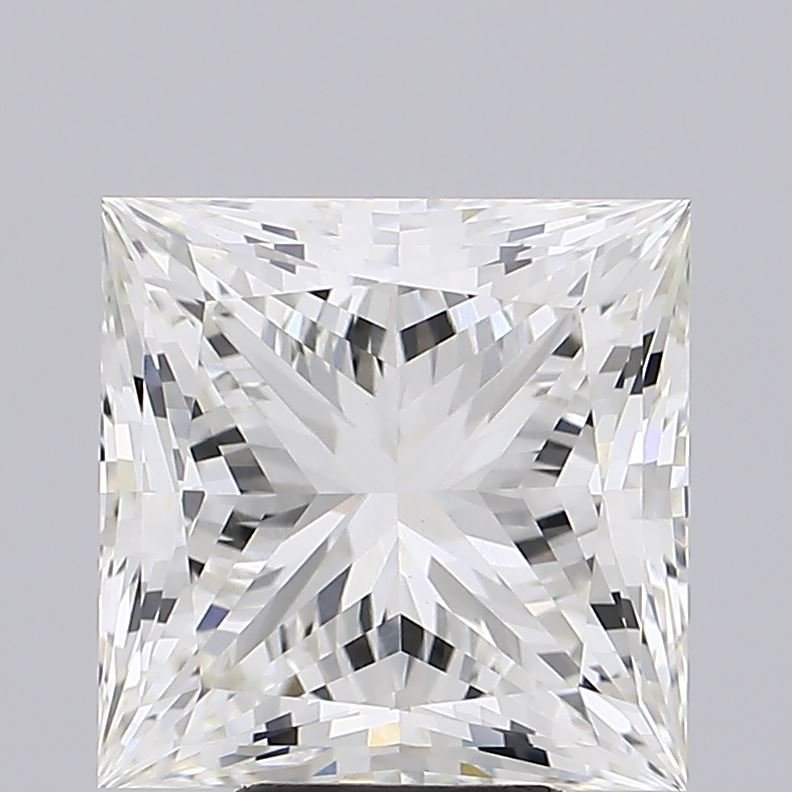 7.26ct H VVS2 Rare Carat Ideal Cut Princess Lab Grown Diamond