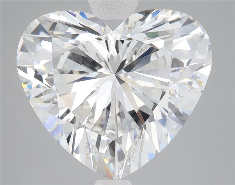 6.03ct E VS2 Excellent Cut Heart Lab Grown Diamond