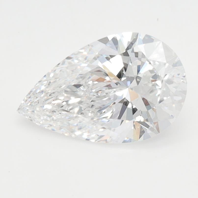 1.23ct D VVS2 Rare Carat Ideal Cut Pear Lab Grown Diamond