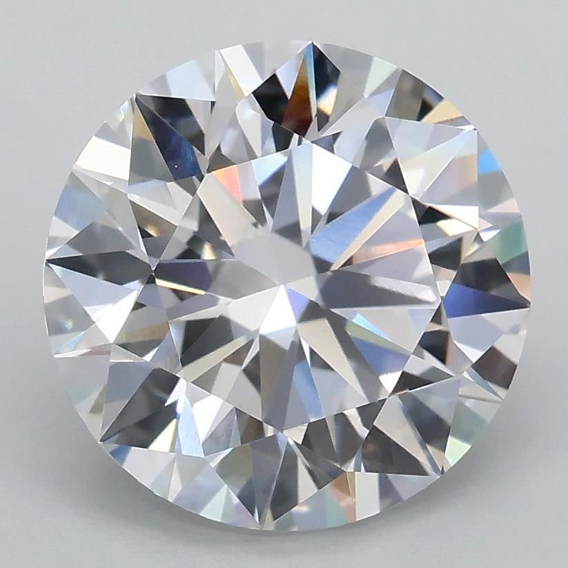3.07ct E VVS2 Rare Carat Ideal Cut Round Lab Grown Diamond