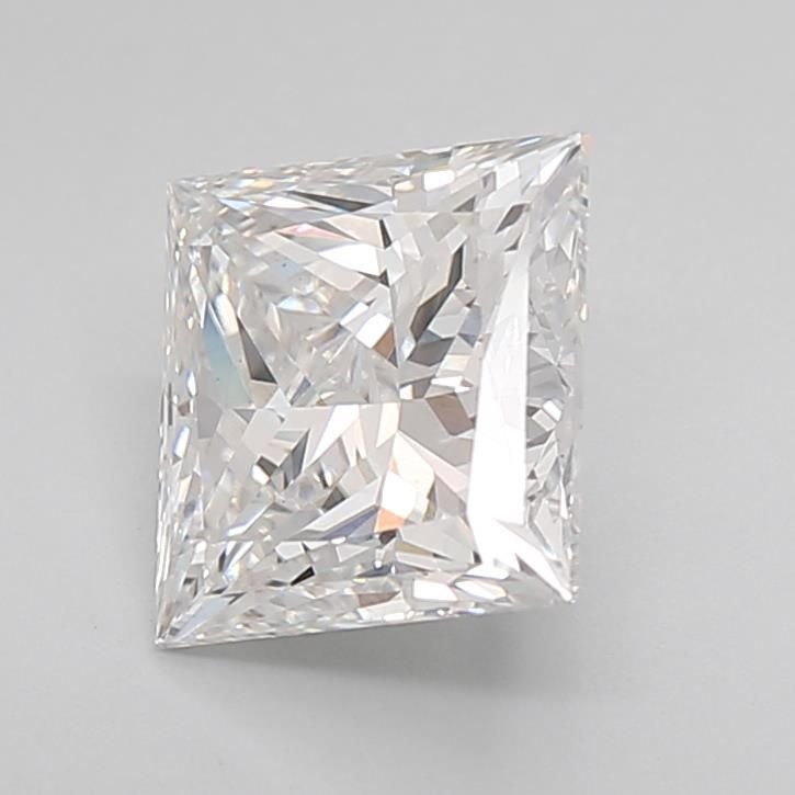 2.54ct E VS1 Rare Carat Ideal Cut Princess Lab Grown Diamond