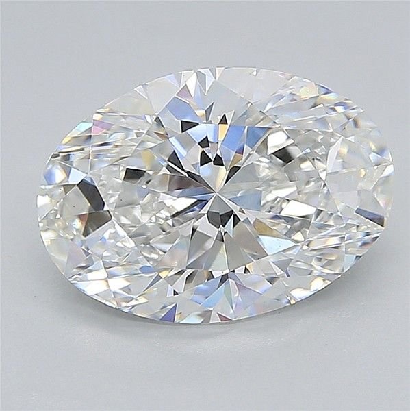 3.02ct E VS1 Rare Carat Ideal Cut Oval Lab Grown Diamond