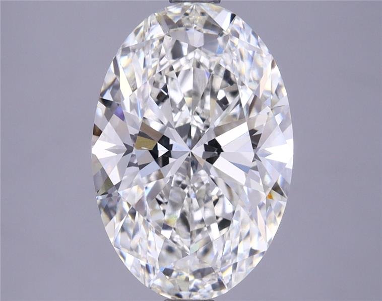 3.38ct H VS2 Rare Carat Ideal Cut Oval Lab Grown Diamond