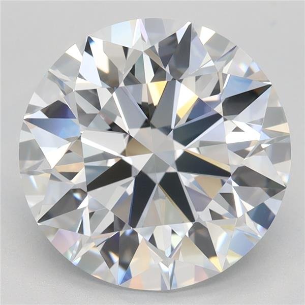 4.24ct F VVS1 Rare Carat Ideal Cut Round Lab Grown Diamond