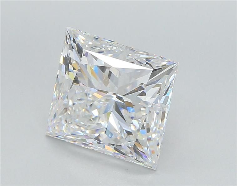 5.01ct E VS1 Rare Carat Ideal Cut Princess Lab Grown Diamond
