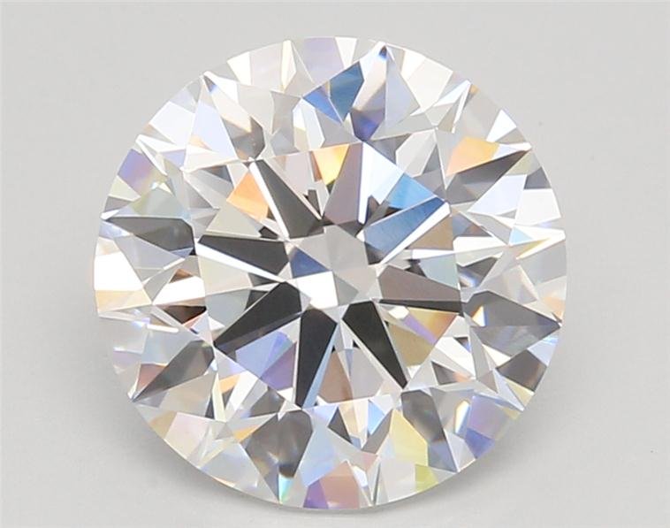 3.75ct E VVS2 Rare Carat Ideal Cut Round Lab Grown Diamond