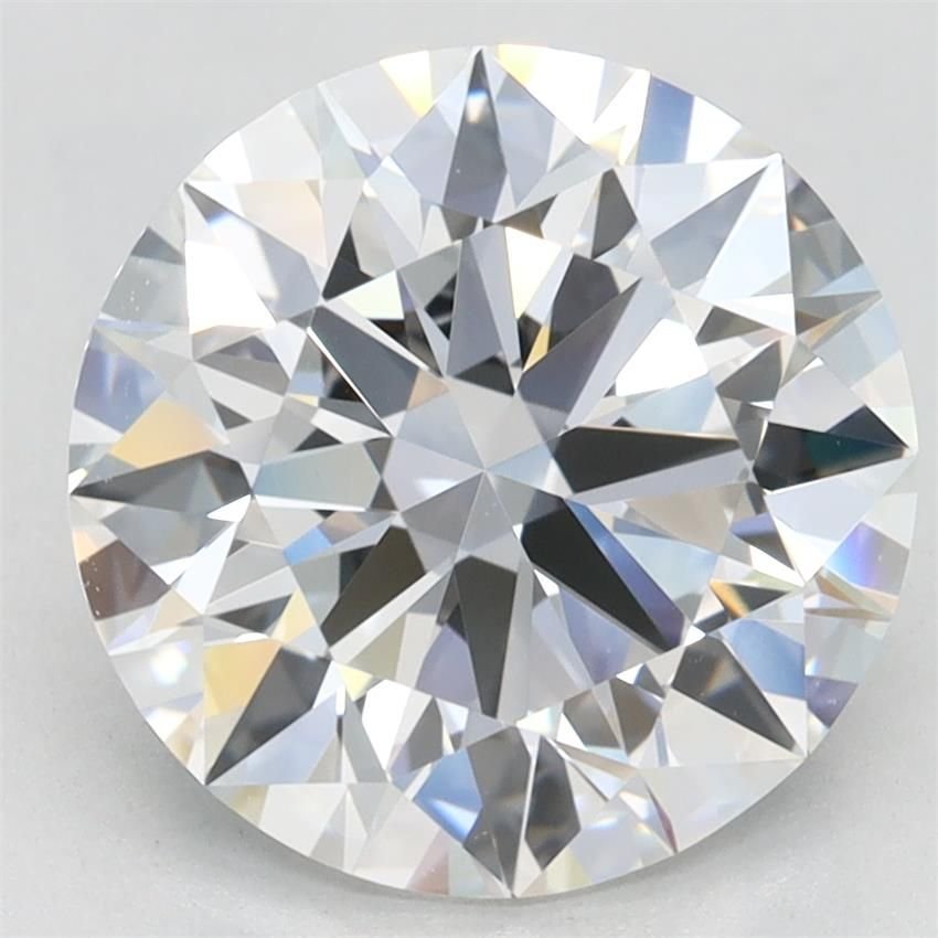 3.29ct D VVS1 Rare Carat Ideal Cut Round Lab Grown Diamond