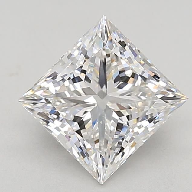 2.58ct E VS1 Rare Carat Ideal Cut Princess Lab Grown Diamond