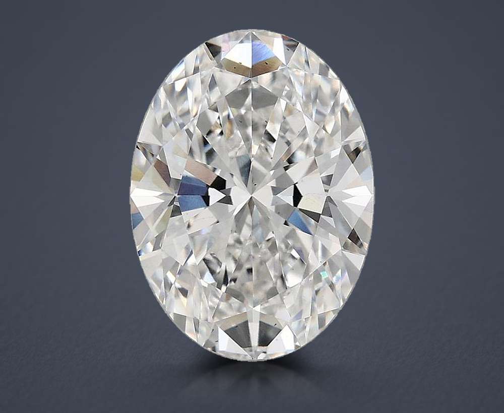 4.00 Carat Oval Lab Diamond