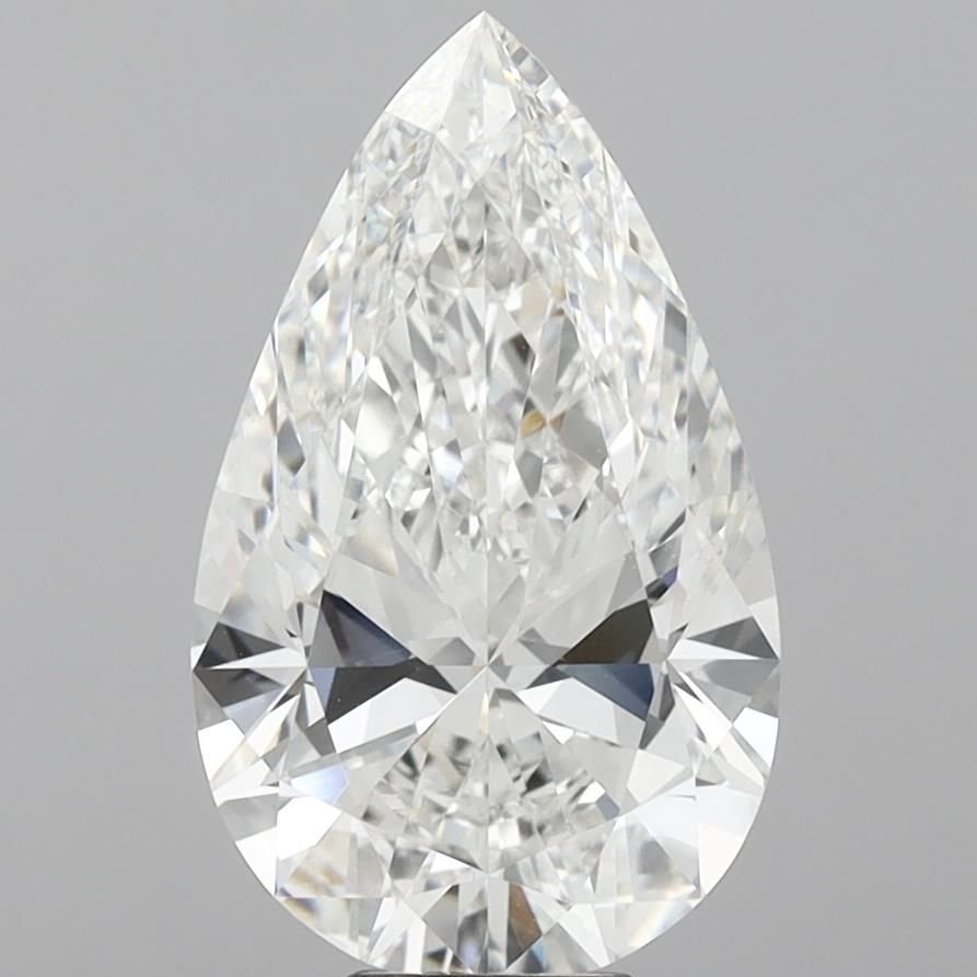 8.08 Carat Pear Lab Diamond