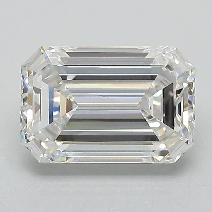 2.09ct D VS2 Excellent Cut Emerald Lab Grown Diamond