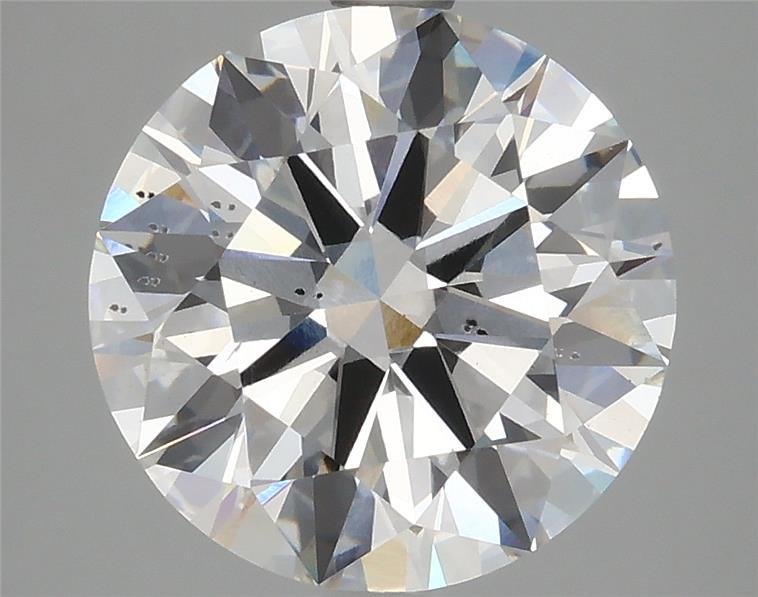 3.77ct G SI1 Rare Carat Ideal Cut Round Lab Grown Diamond