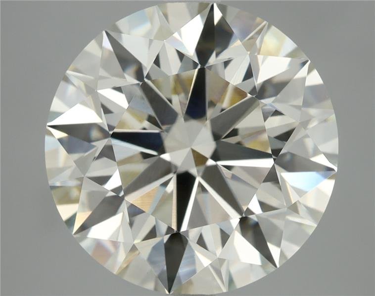 4.62ct J VS1 Excellent Cut Round Lab Grown Diamond