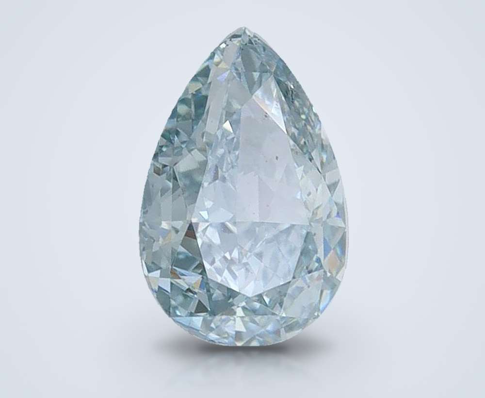 1.50 Ct. Fancy Intense Blue Pear Lab Diamond