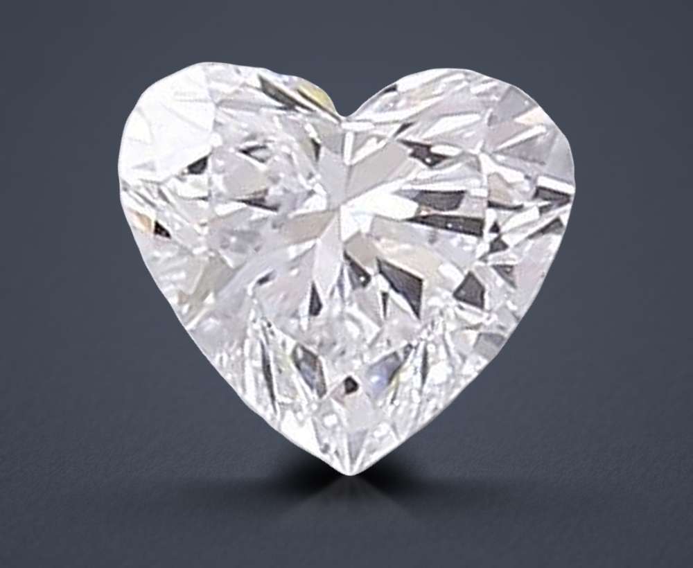 0.42 Carat Heart Lab Diamond