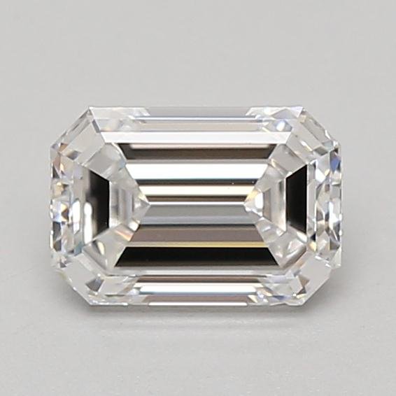 1.09ct D VVS2 Rare Carat Ideal Cut Emerald Lab Grown Diamond