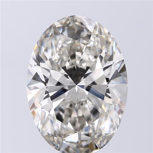 7.55ct H SI1 Rare Carat Ideal Cut Oval Lab Grown Diamond