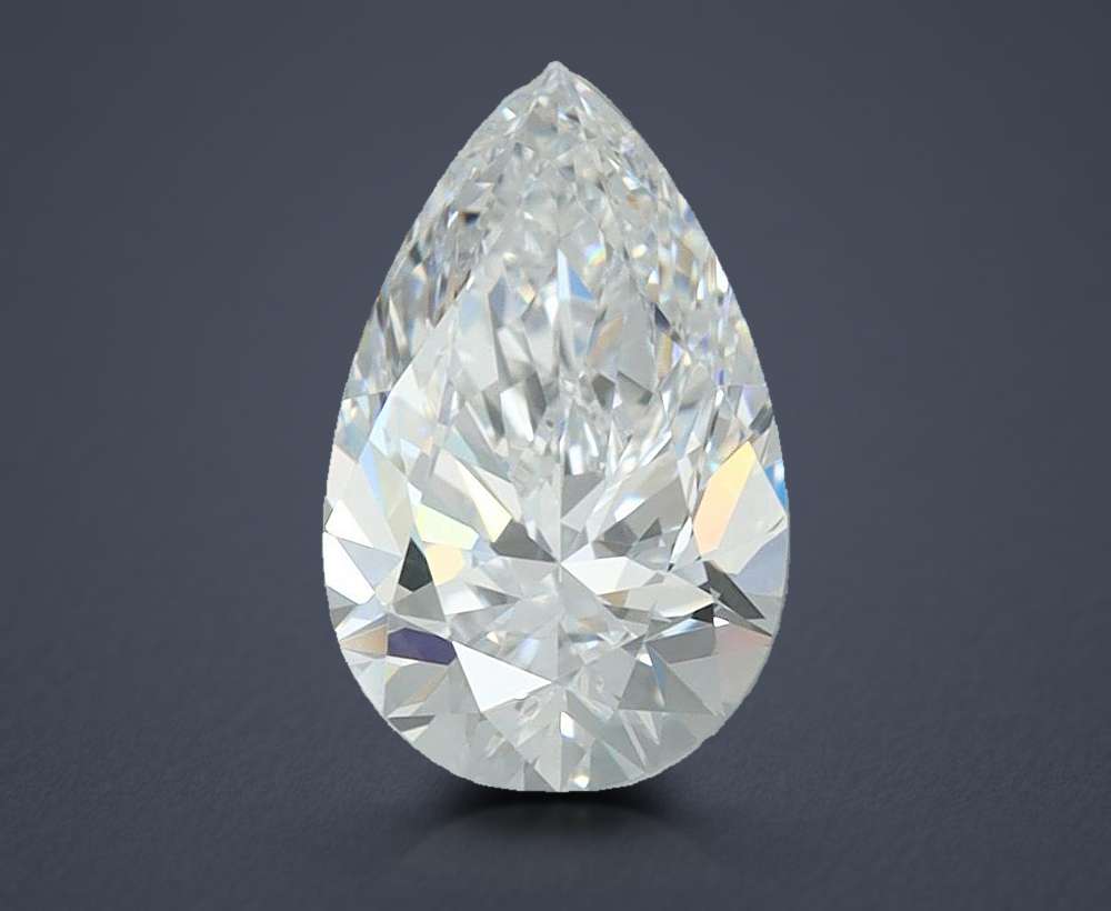 1.54 Carat Pear Lab Diamond