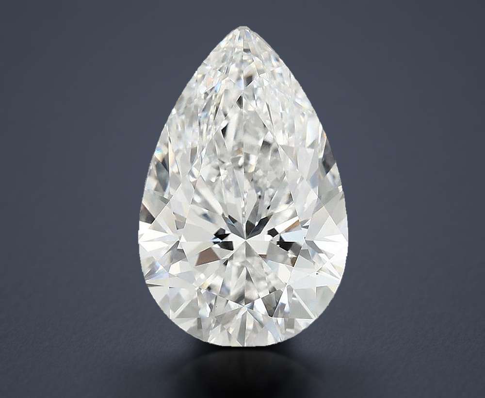 6.00 Carat Pear Lab Diamond