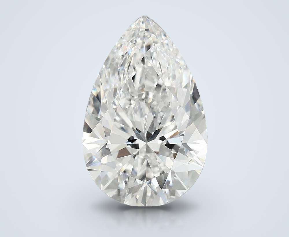 6.00 Carat Pear Lab Diamond