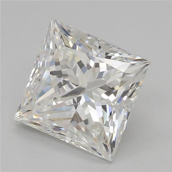 2.04ct E VS2 Rare Carat Ideal Cut Princess Lab Grown Diamond