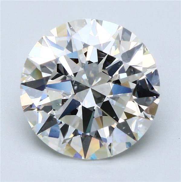 7.03ct J SI1 Excellent Cut Round Diamond