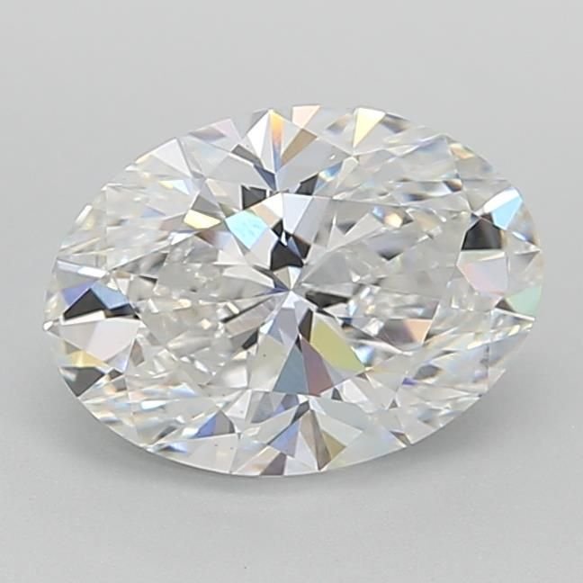 2.00ct F VS1 Rare Carat Ideal Cut Oval Lab Grown Diamond