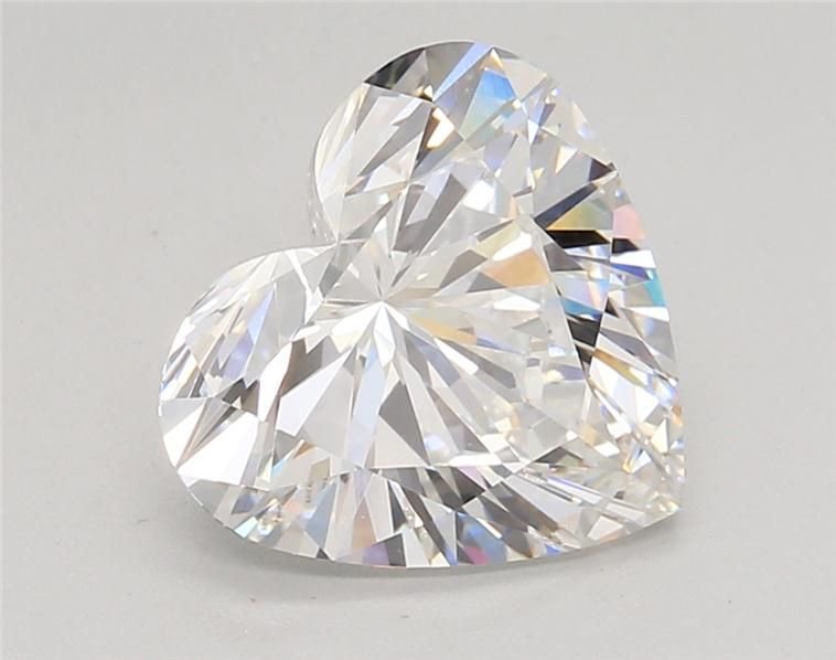 3.07ct E VVS2 Rare Carat Ideal Cut Heart Lab Grown Diamond