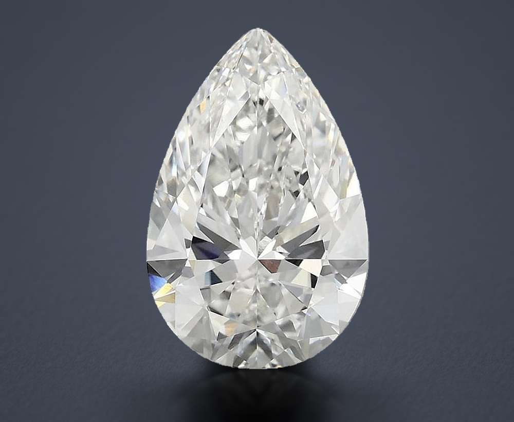 3.90 Carat Pear Lab Diamond