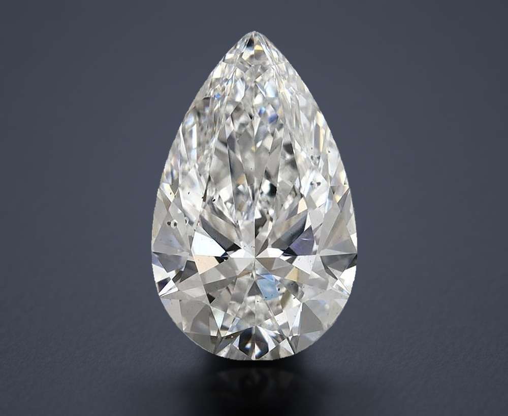 3.83 Carat Pear Lab Diamond
