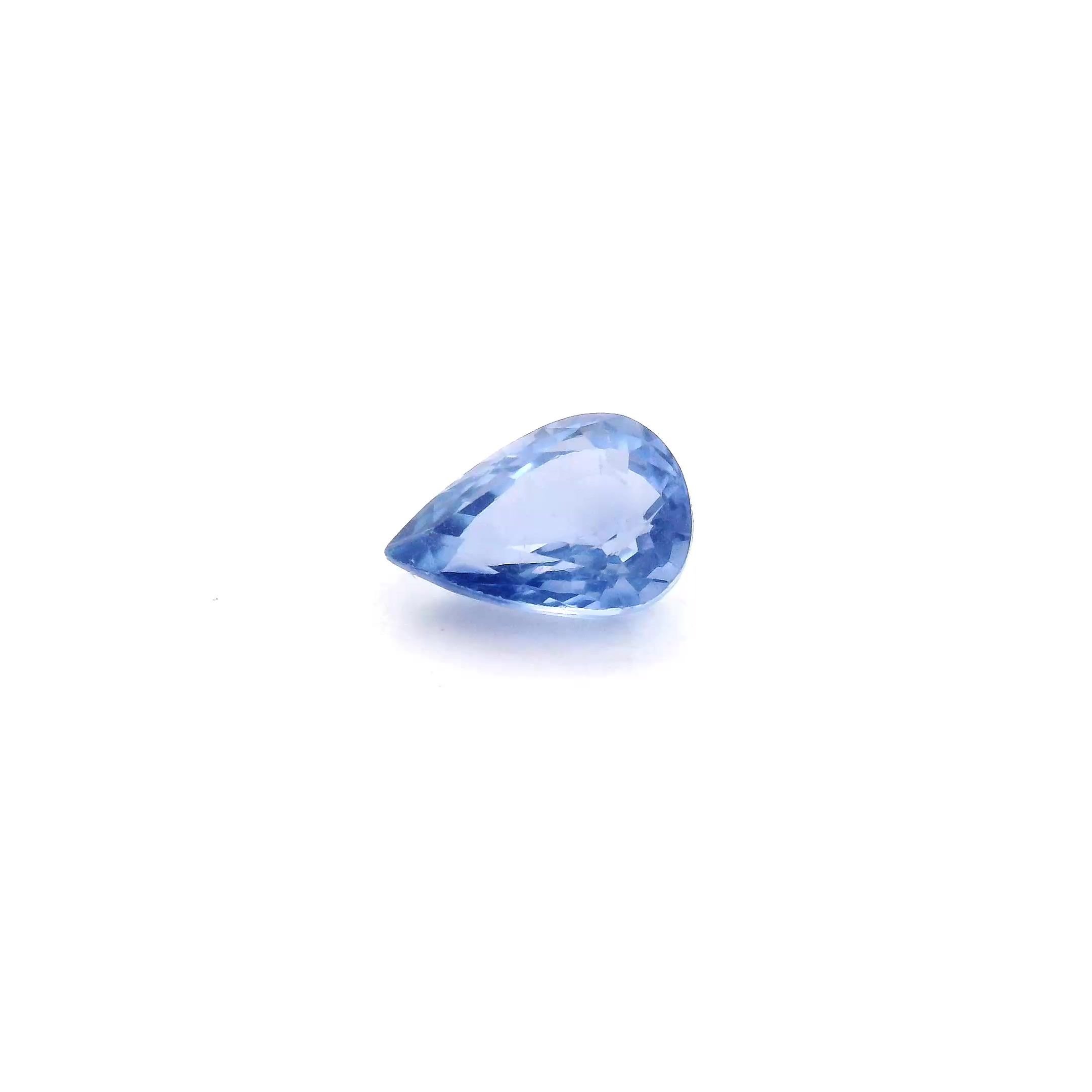 0.95 Carat Blue Pear Sapphire