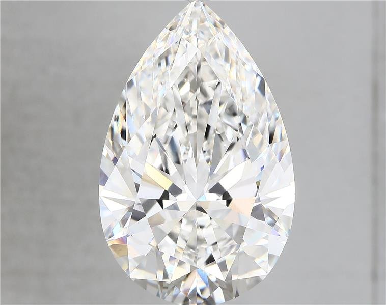 13.12ct F VS1 Rare Carat Ideal Cut Pear Lab Grown Diamond