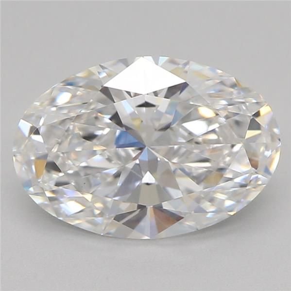 1.28ct D VS1 Rare Carat Ideal Cut Oval Lab Grown Diamond