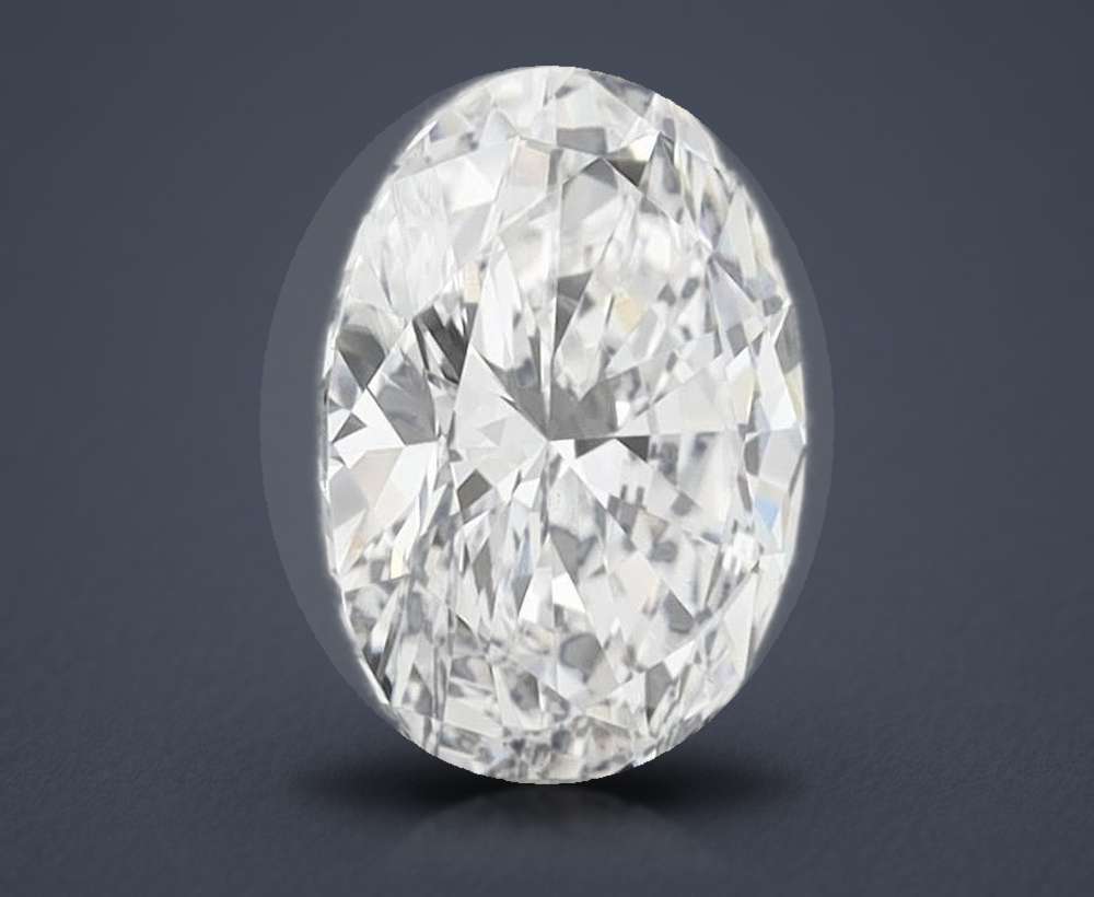 0.61 Carat Oval Lab Diamond