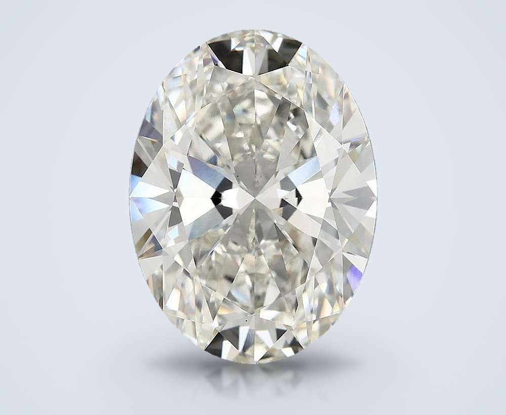 8.07 Carat Oval Lab Diamond