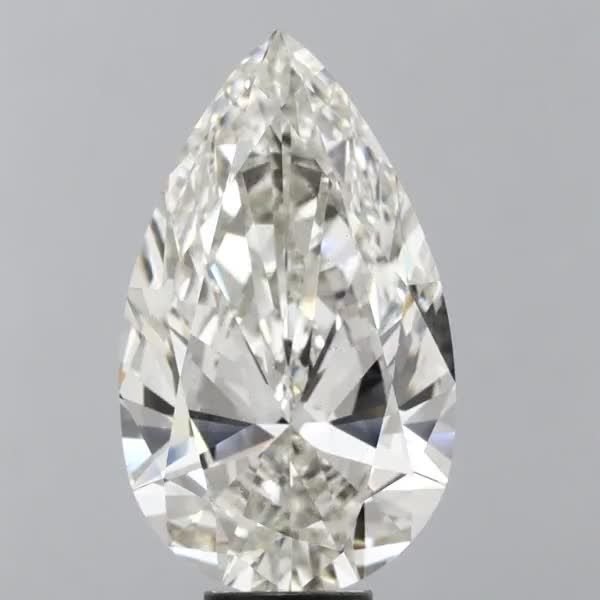 10.05ct H VS2 Rare Carat Ideal Cut Pear Lab Grown Diamond